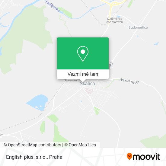 English plus, s.r.o. mapa
