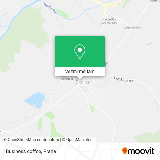 Business coffee mapa