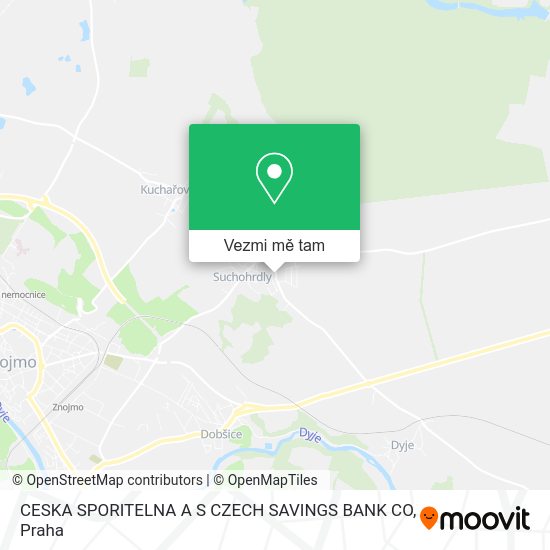 CESKA SPORITELNA A S CZECH SAVINGS BANK CO mapa