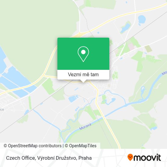 Czech Office, Výrobní Družstvo mapa