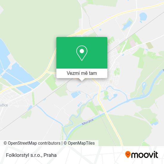 Folklorstyl s.r.o. mapa