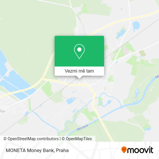 MONETA Money Bank mapa
