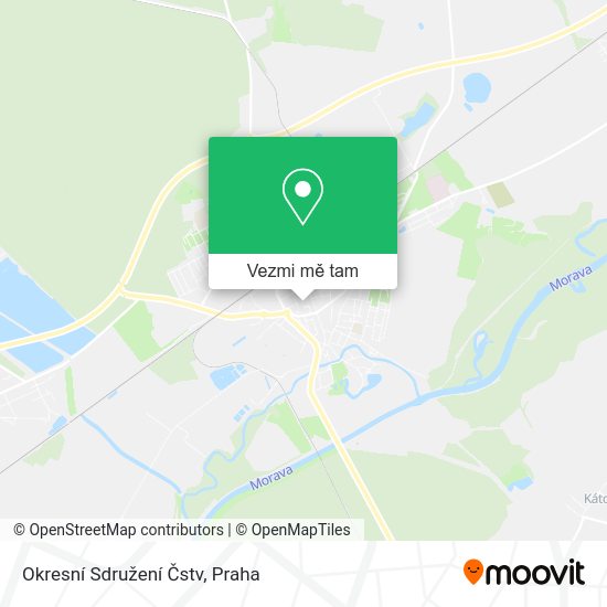 Okresní Sdružení Čstv mapa