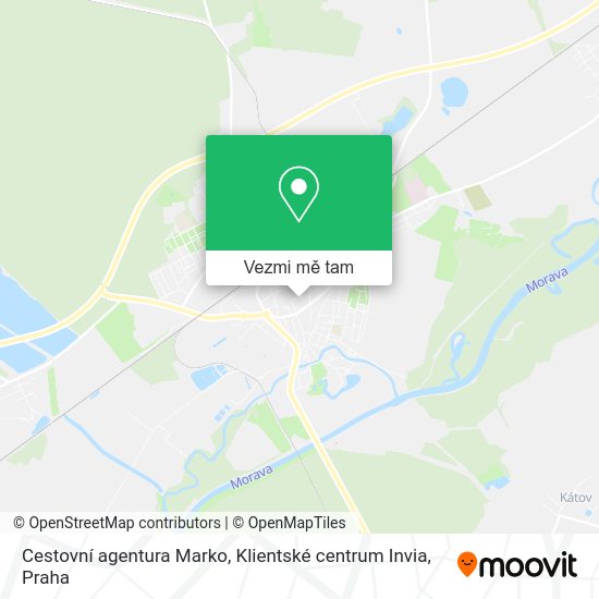 Cestovní agentura Marko, Klientské centrum Invia mapa