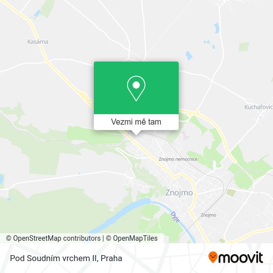 Pod Soudním vrchem II mapa