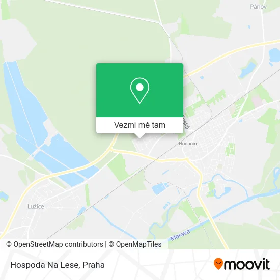 Hospoda Na Lese mapa