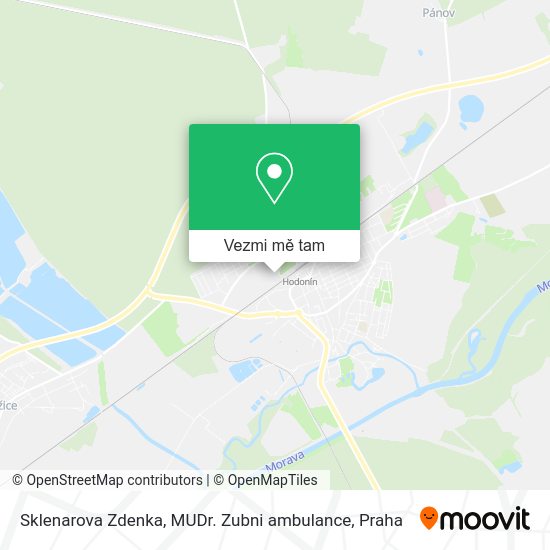Sklenarova Zdenka, MUDr. Zubni ambulance mapa