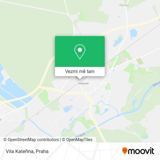 Vila Kateřina mapa
