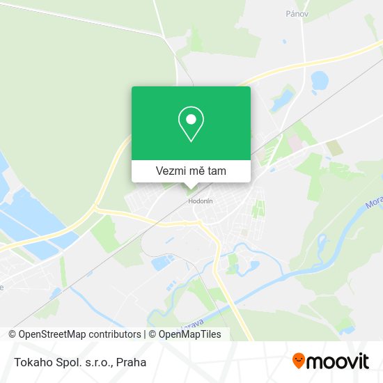 Tokaho Spol. s.r.o. mapa