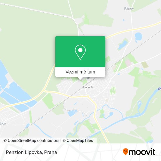 Penzion Lipovka mapa