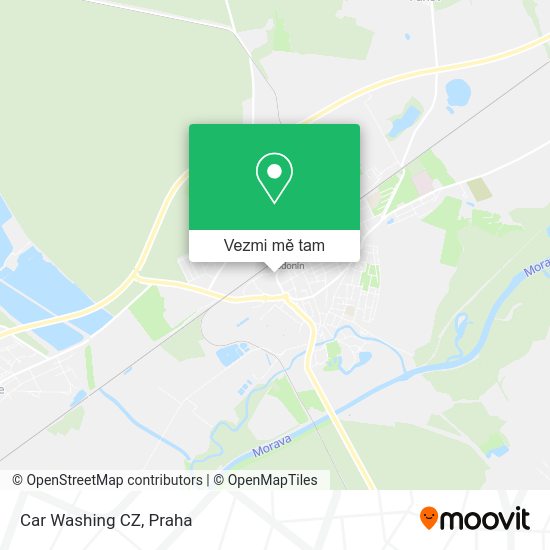 Car Washing CZ mapa