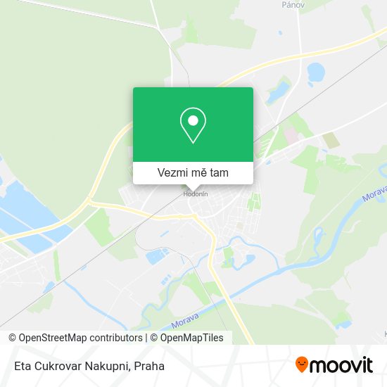 Eta Cukrovar Nakupni mapa