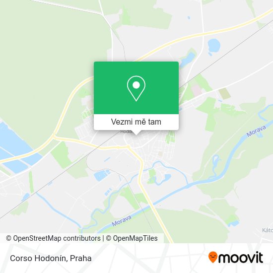 Corso Hodonín mapa