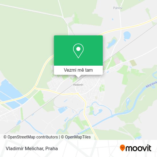 Vladimír Melichar mapa