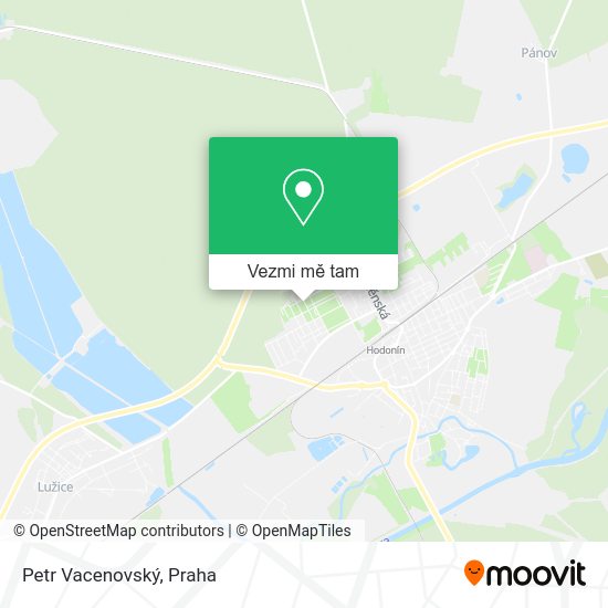Petr Vacenovský mapa