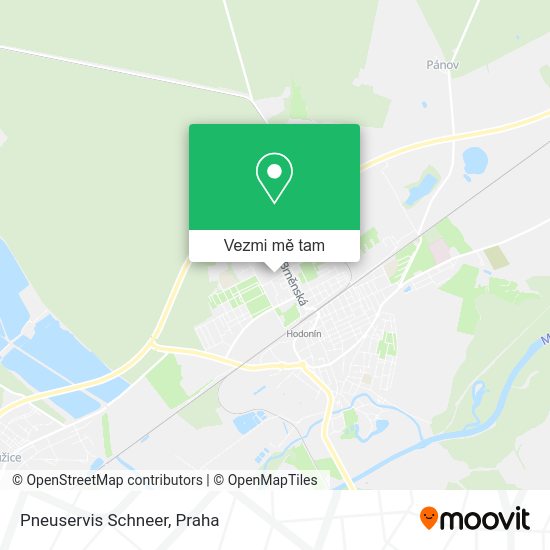 Pneuservis Schneer mapa