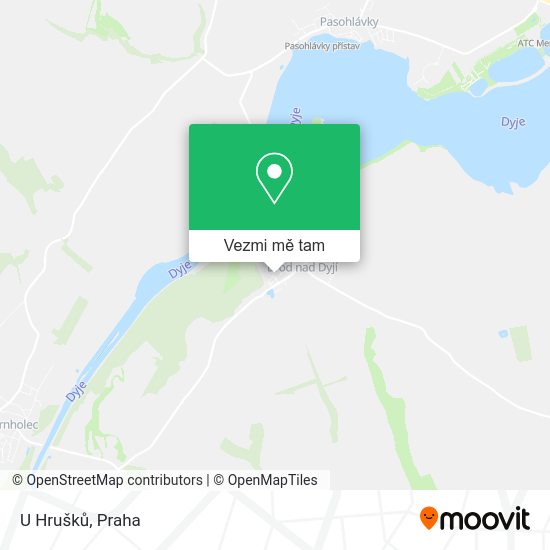 U Hrušků mapa