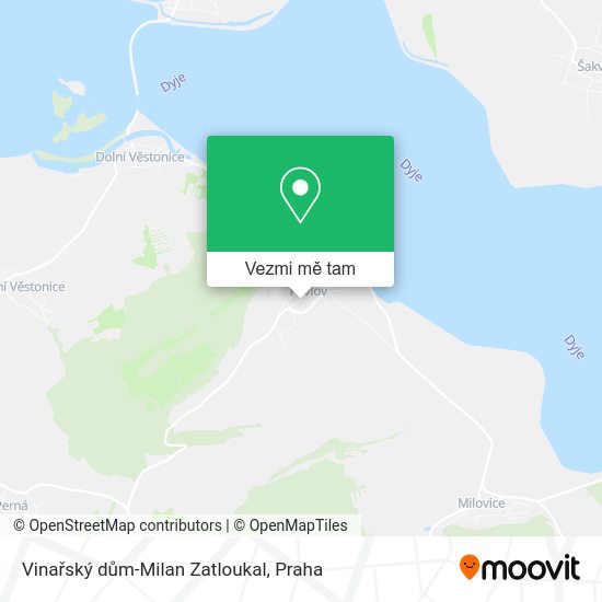 Vinařský dům-Milan Zatloukal mapa