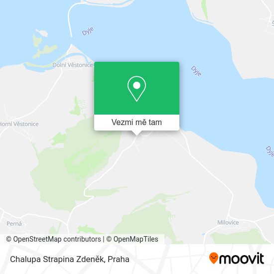 Chalupa Strapina Zdeněk mapa