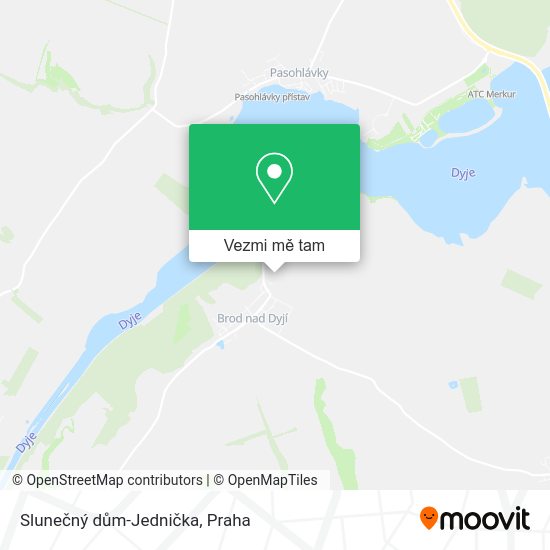 Slunečný dům-Jednička mapa
