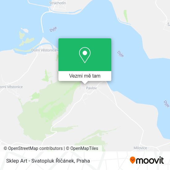 Sklep Art - Svatopluk Řičánek mapa