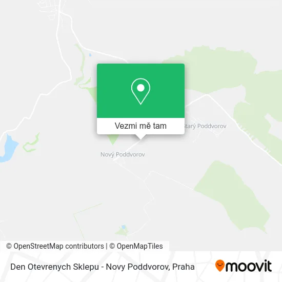 Den Otevrenych Sklepu - Novy Poddvorov mapa