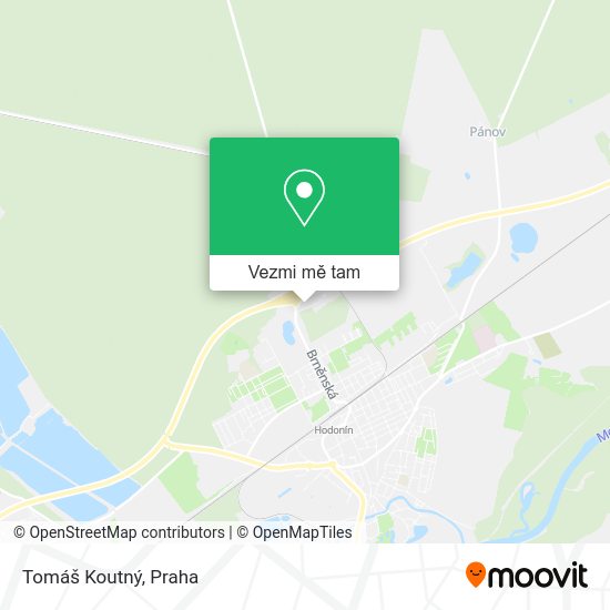 Tomáš Koutný mapa