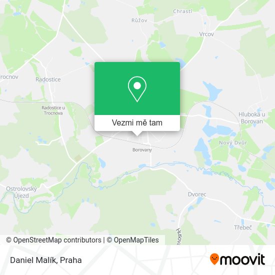 Daniel Malík mapa