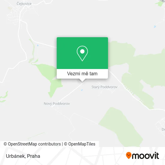 Urbánek mapa