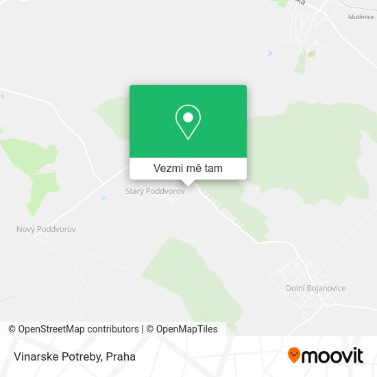 Vinarske Potreby mapa