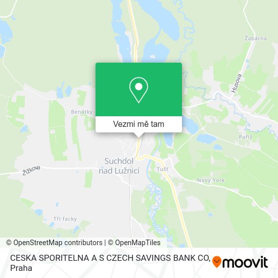 CESKA SPORITELNA A S CZECH SAVINGS BANK CO mapa