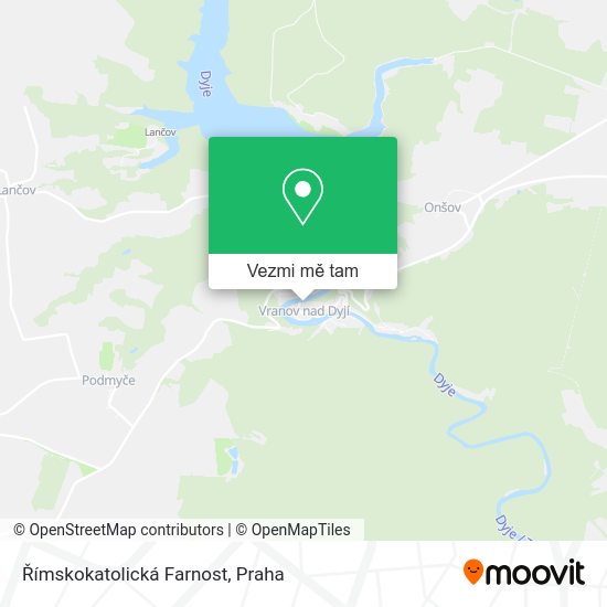 Římskokatolická Farnost mapa