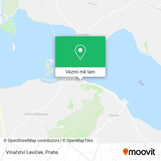 Vinařství Levíček mapa