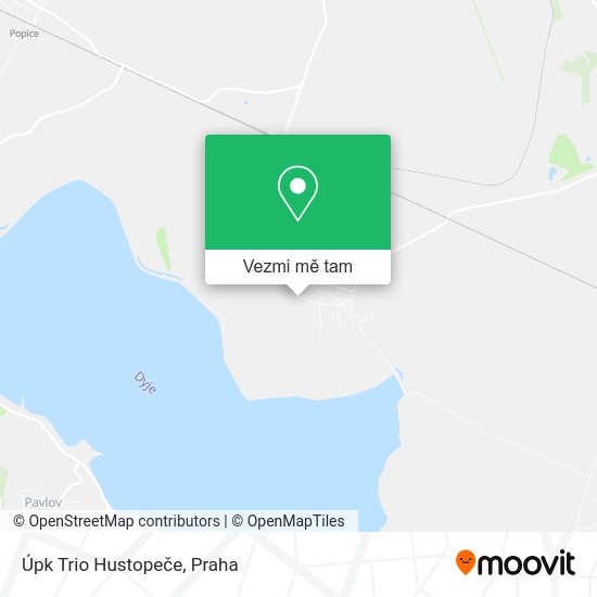 Úpk Trio Hustopeče mapa