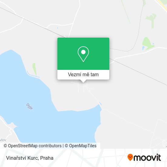 Vinařství Kurc mapa