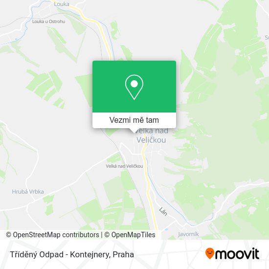 Tříděný Odpad - Kontejnery mapa