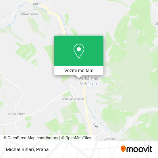 Michal Bihari mapa