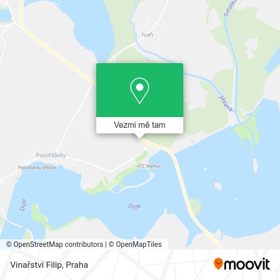 Vinařství Filip mapa