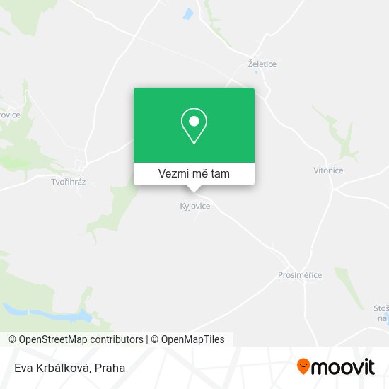 Eva Krbálková mapa