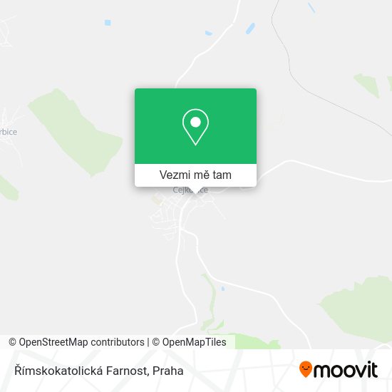 Římskokatolická Farnost mapa