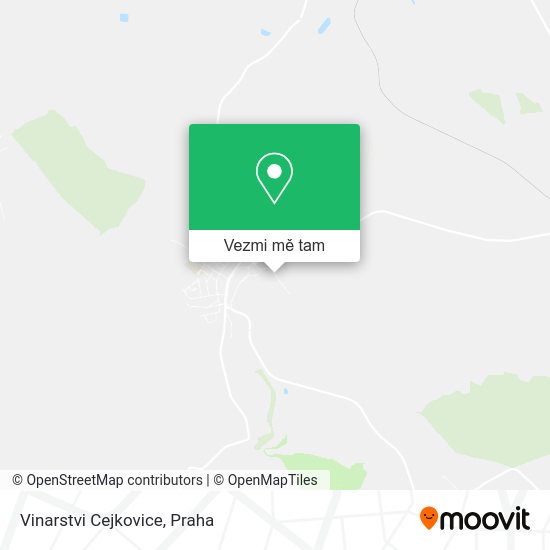 Vinarstvi Cejkovice mapa