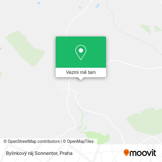 Bylinkový ráj Sonnentor mapa