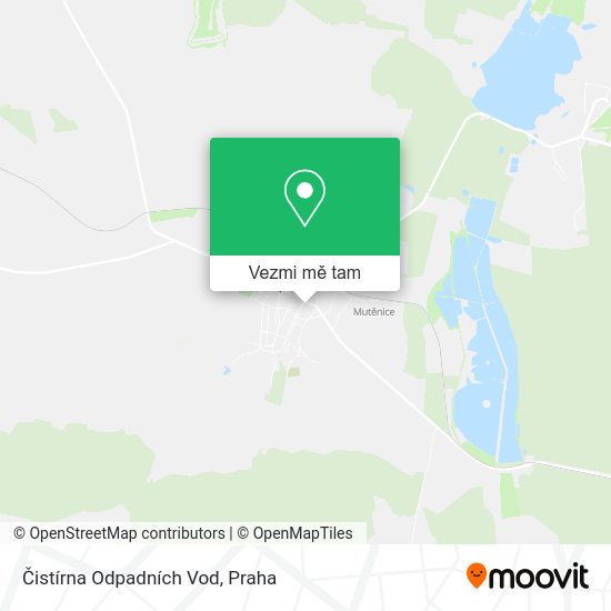 Čistírna Odpadních Vod mapa
