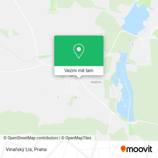 Vinařský Lis mapa