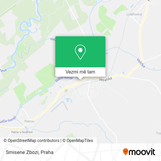 Smisene Zbozi mapa