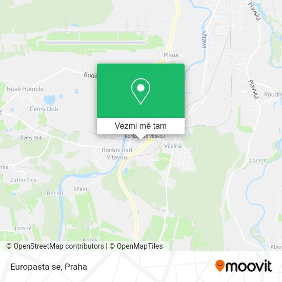 Europasta se mapa
