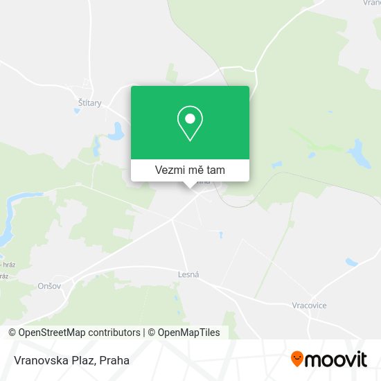 Vranovska Plaz mapa