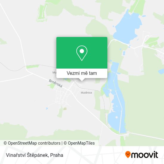 Vinařství Štěpánek mapa