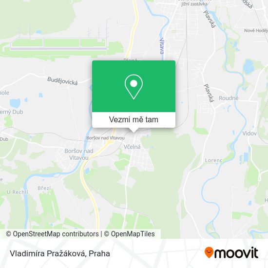 Vladimíra Pražáková mapa