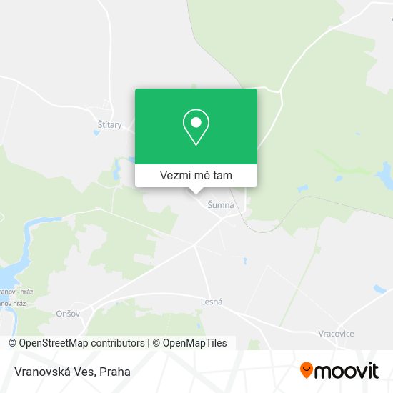 Vranovská Ves mapa